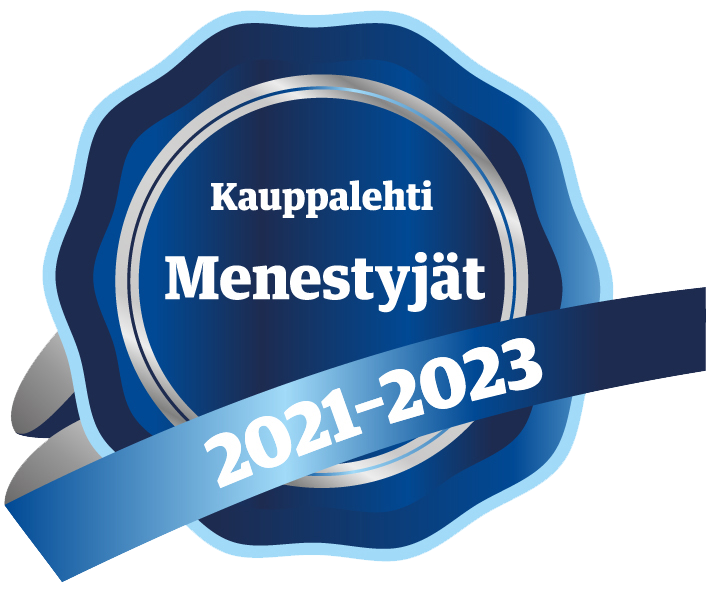 Kauppalehti Menestyjät 2021-2023 -sinetti